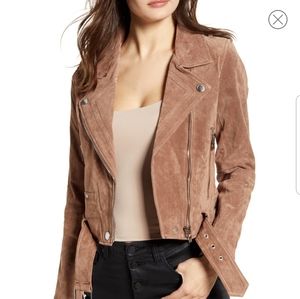 BlankNYC Suede Moto Jacket